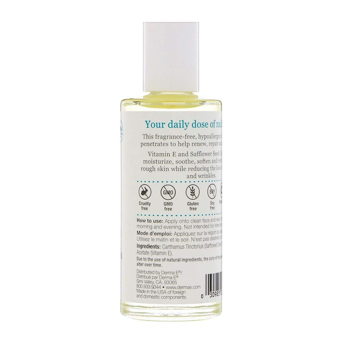 DERMA E Vitamin Skin Oil 14,000 IU, 2 Fluid Ounces