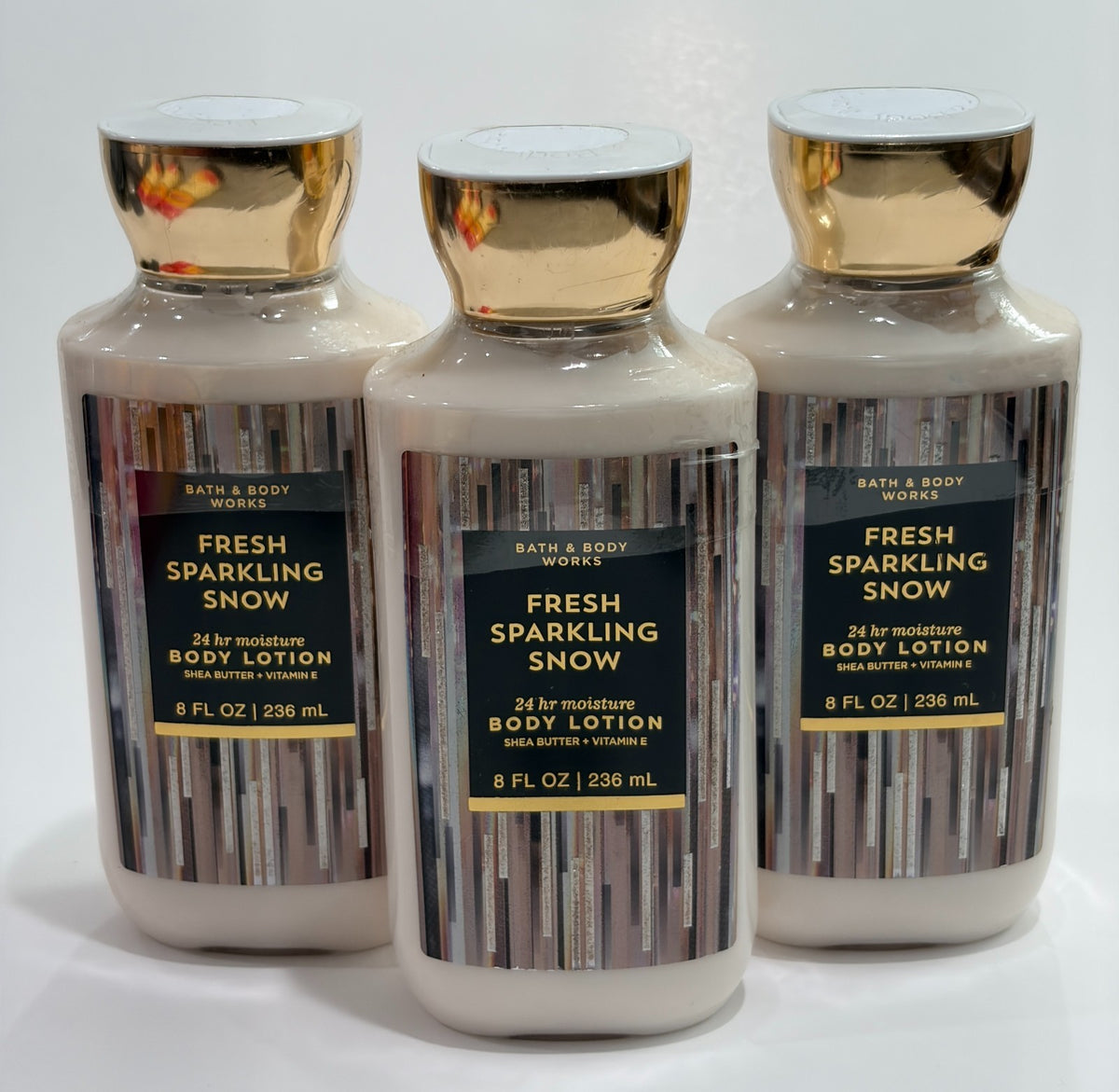 Fresh Sparkling Snow Body Lotion 8 oz - 3-Pack