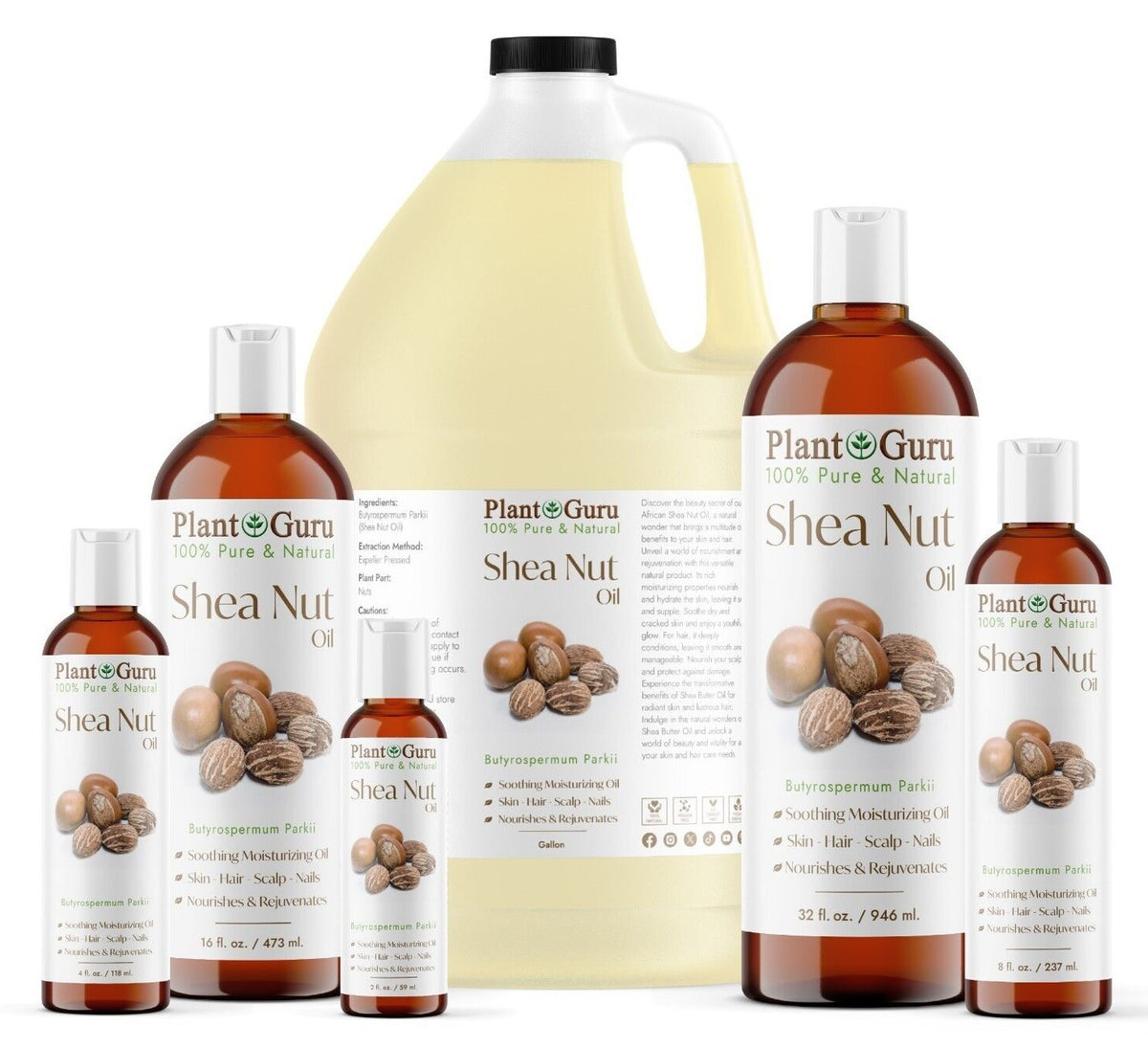 African Shea Nut Butter Oil - 100% Pure Natural Unrefined