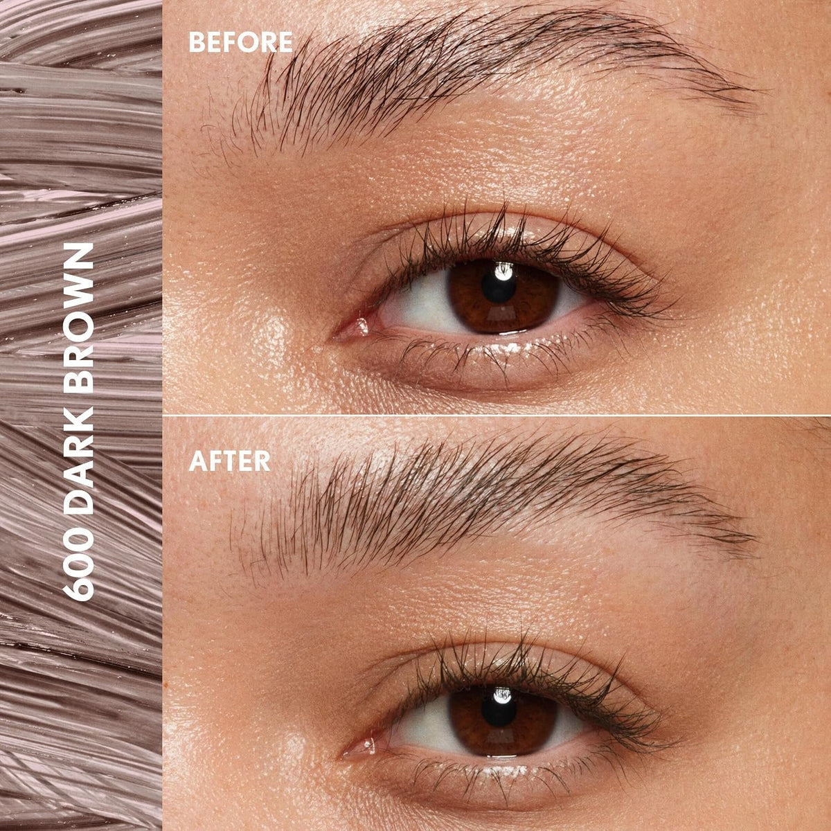 Eyebrow Gel Long-Lasting Vegan Brow Enhancer in Dark Brown