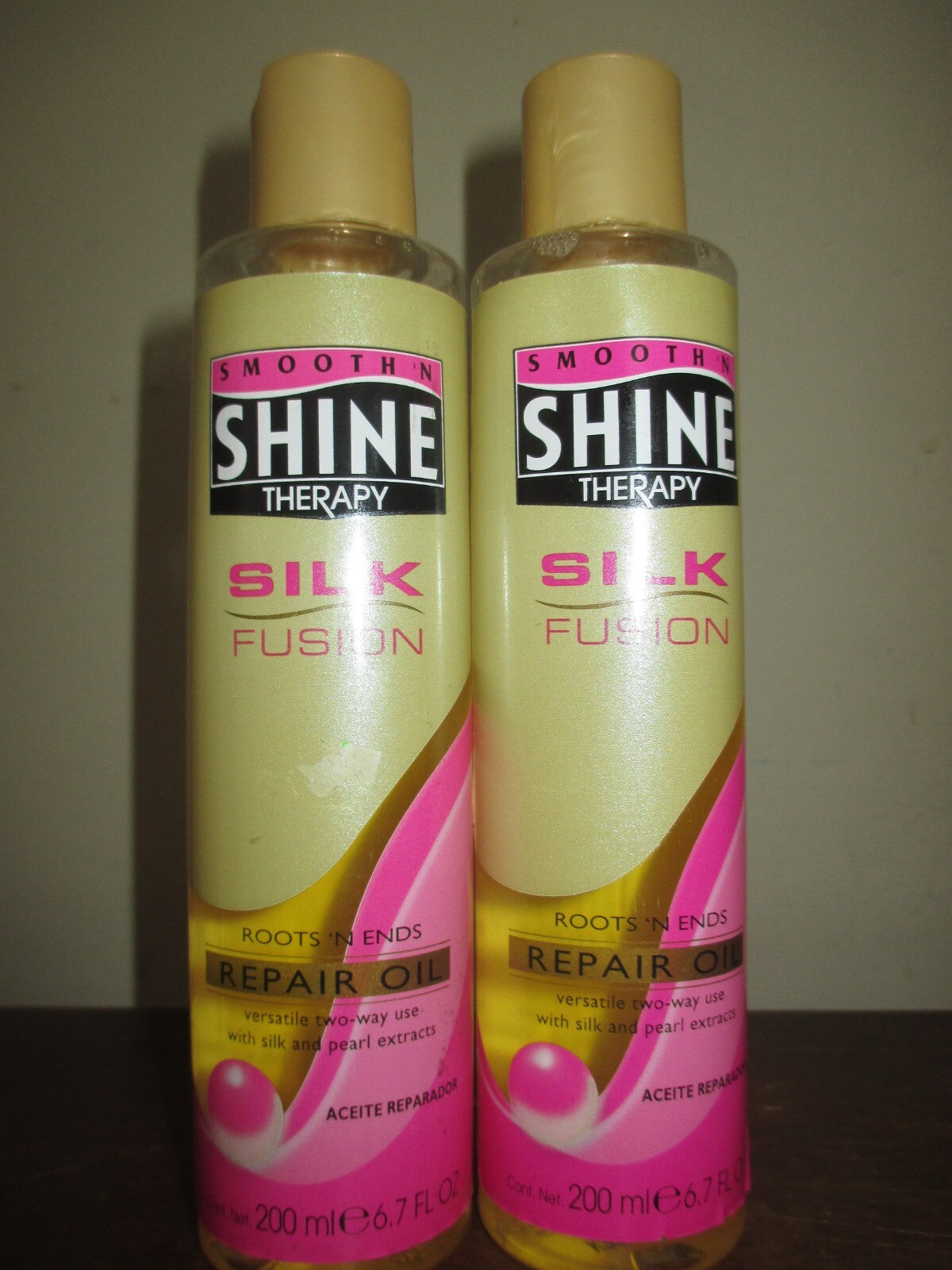 Silk Fusion Repair Oil - Moisturizing Hair Oil for Damage Repair 6.7oz (Set of 2)