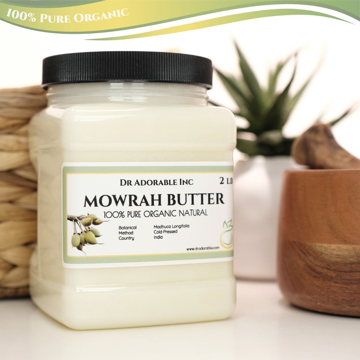 Organic Mowrah Butter Cold Pressed Pure