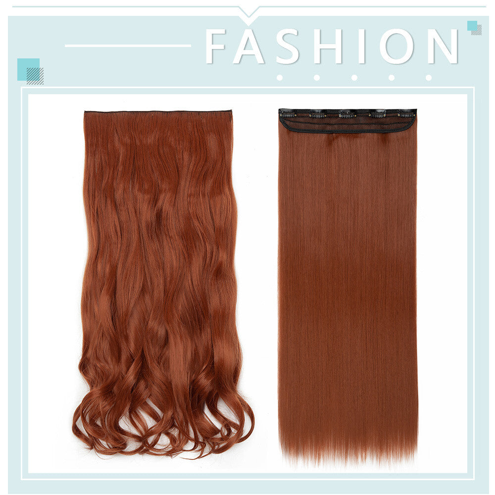 V-Shape & U-Part Clip-In Hair Extensions - Full Head Highlight, Multiple Lengths & Colors