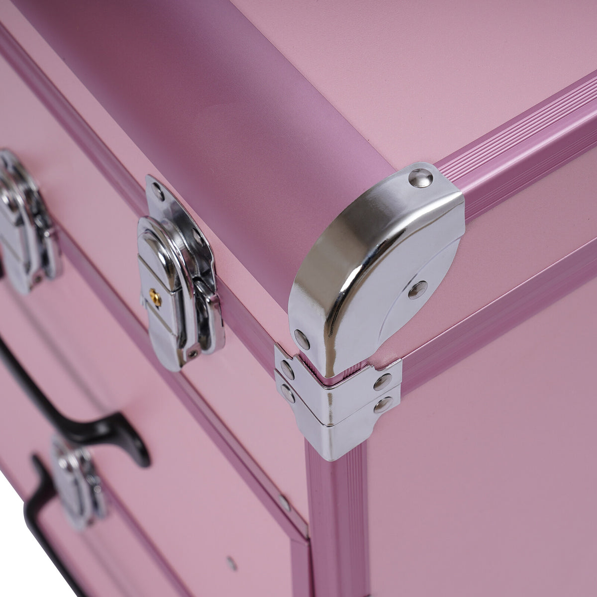 Professional Rolling Makeup Case with Multi-Layer Storage Trolley