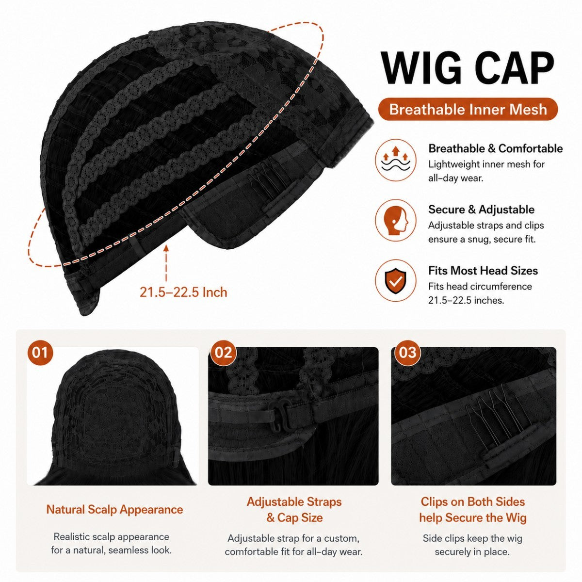 Long Wavy Synthetic Wig with Bangs - Heat Resistant Cosplay Hair