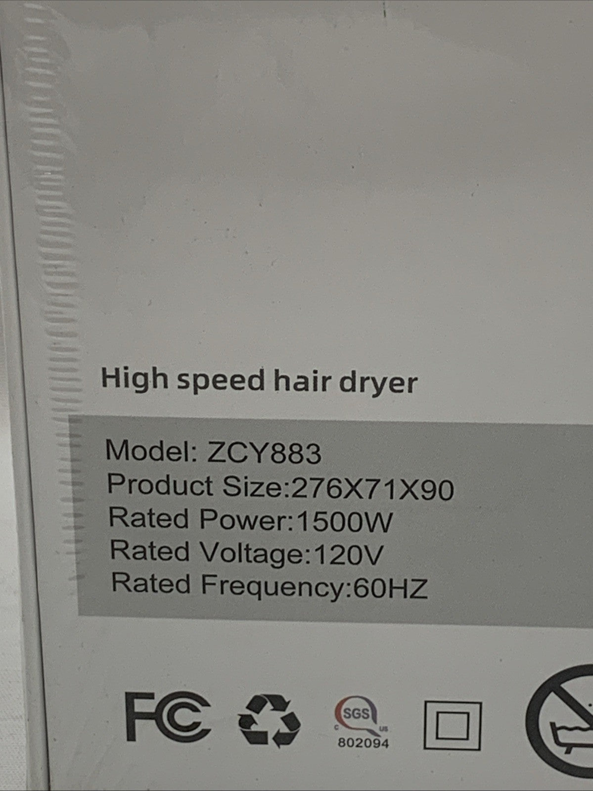 1500W Ionic Hair Dryer with Quick Dry & Low Noise - Travel & Home Use