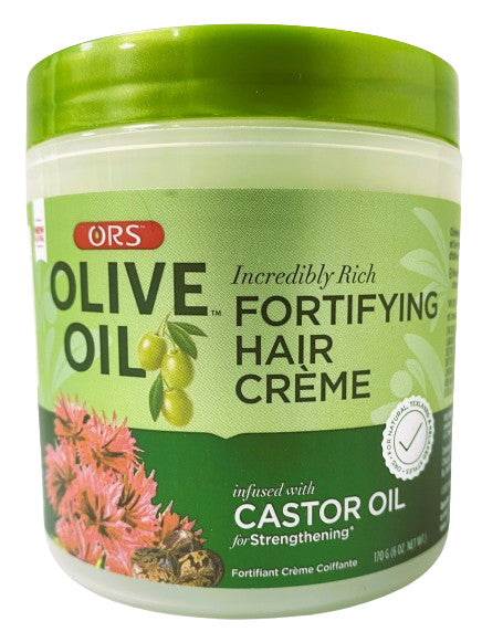Olive Oil Fortifying Hair Creme for Dry, Thirsty Hair & Scalp - 6 oz