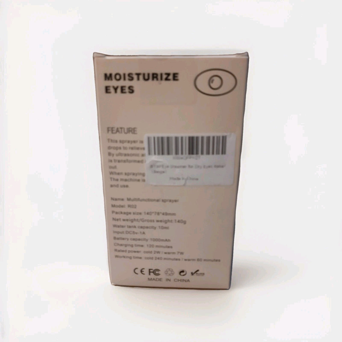 Eye Mist Steam Spray for Dry Eyes Relief - Hot & Cold Therapy