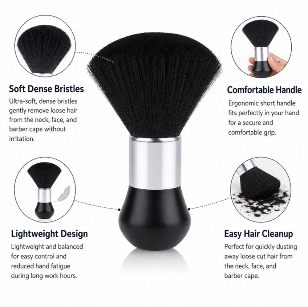 Neck Duster Brush for Hair Cutting & Grooming - Salon & Personal Care Tool
