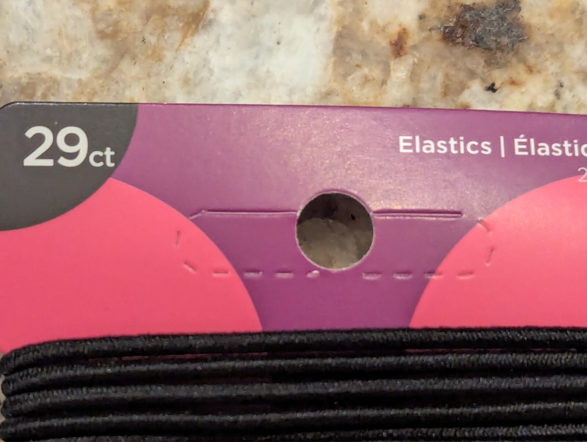 Goody Ouchless Elastic Hair Tie Black 29 count