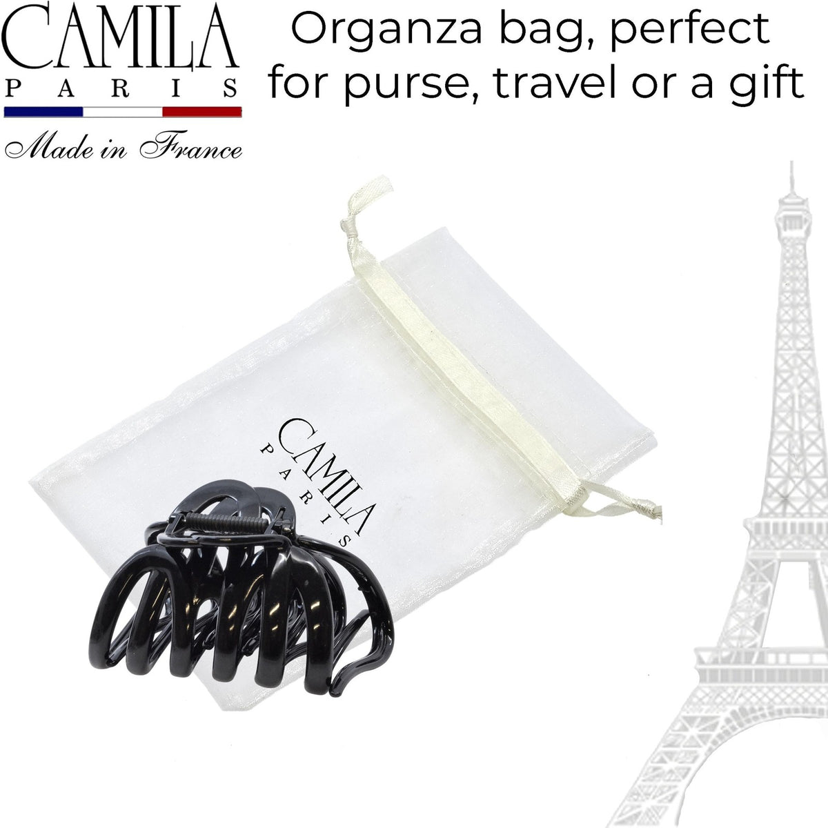 Camila Paris AD719 Octopus Hair Clips 3.75" Large 1 Count (Pack of