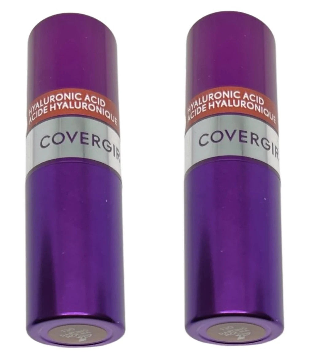 Pack of 2 CoverGirl Moisture Renew Core Lipstick in Darling Mocha - Hydrating Lip Color