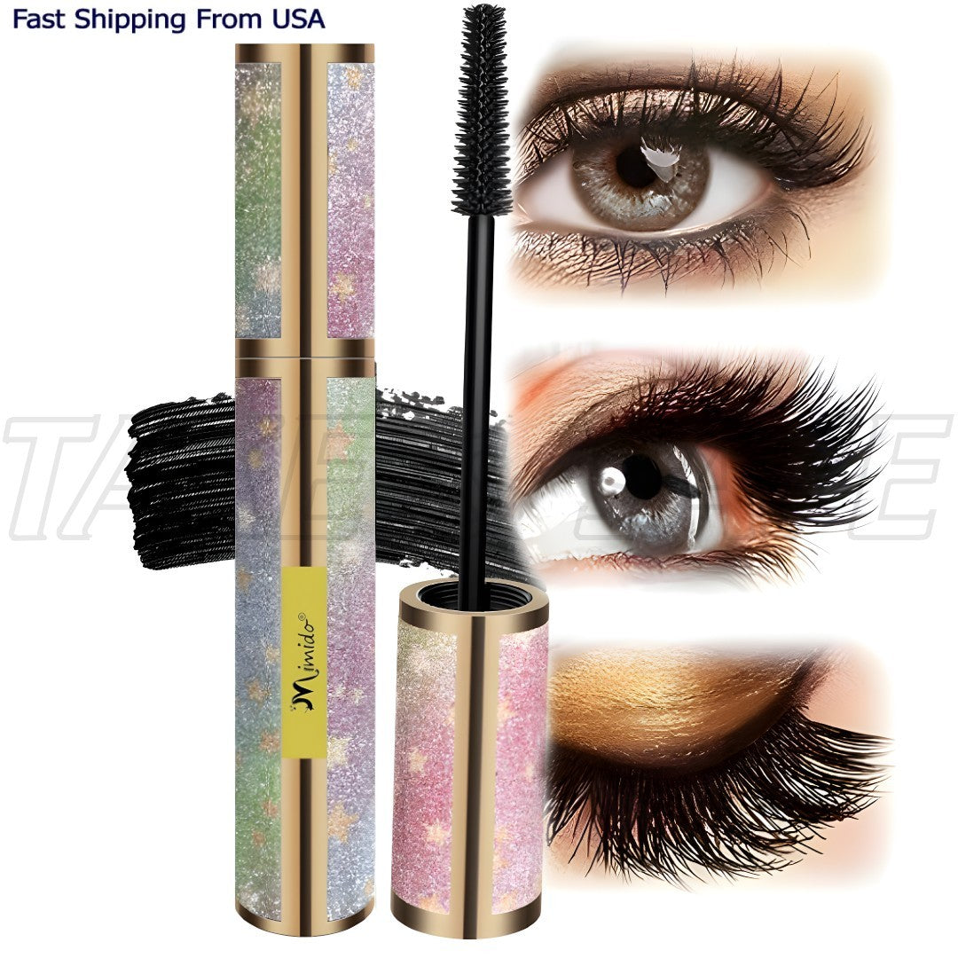 Pure Silk Fiber Lash Mascara - Waterproof Volume & Length in Ultra Black