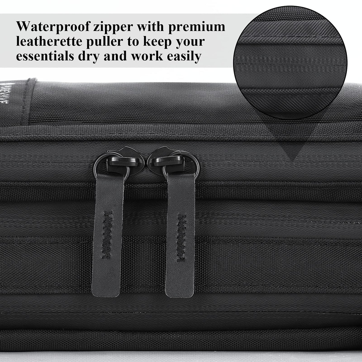 Large Waterproof Men's Toiletry Travel Bag Hanging Dopp Kit Organizer