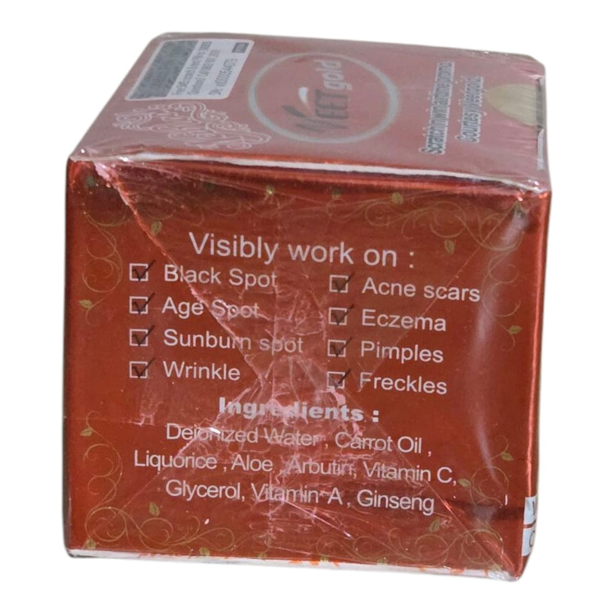 Veet Gold Carrot Facial Cream with Vitamin C - Nourishing Skin Care