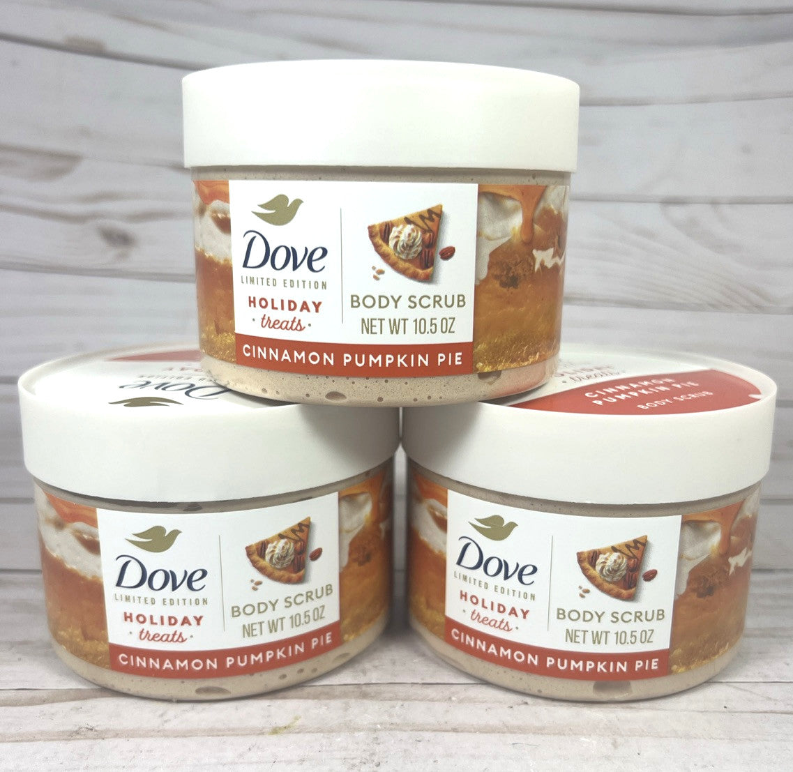 Dove Limited Edition Holiday Treats CINNAMON PUMPKIN PIE Body Scrub