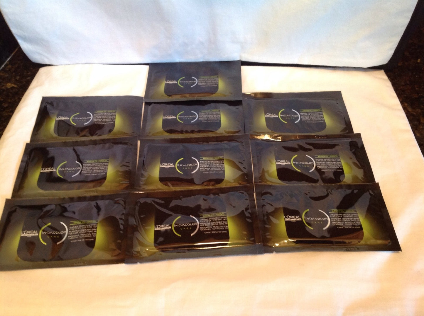 L'Oreal Inoacolor Care Argan Oil & Green Tea Protective Masque - 15ml Travel Pack of 10