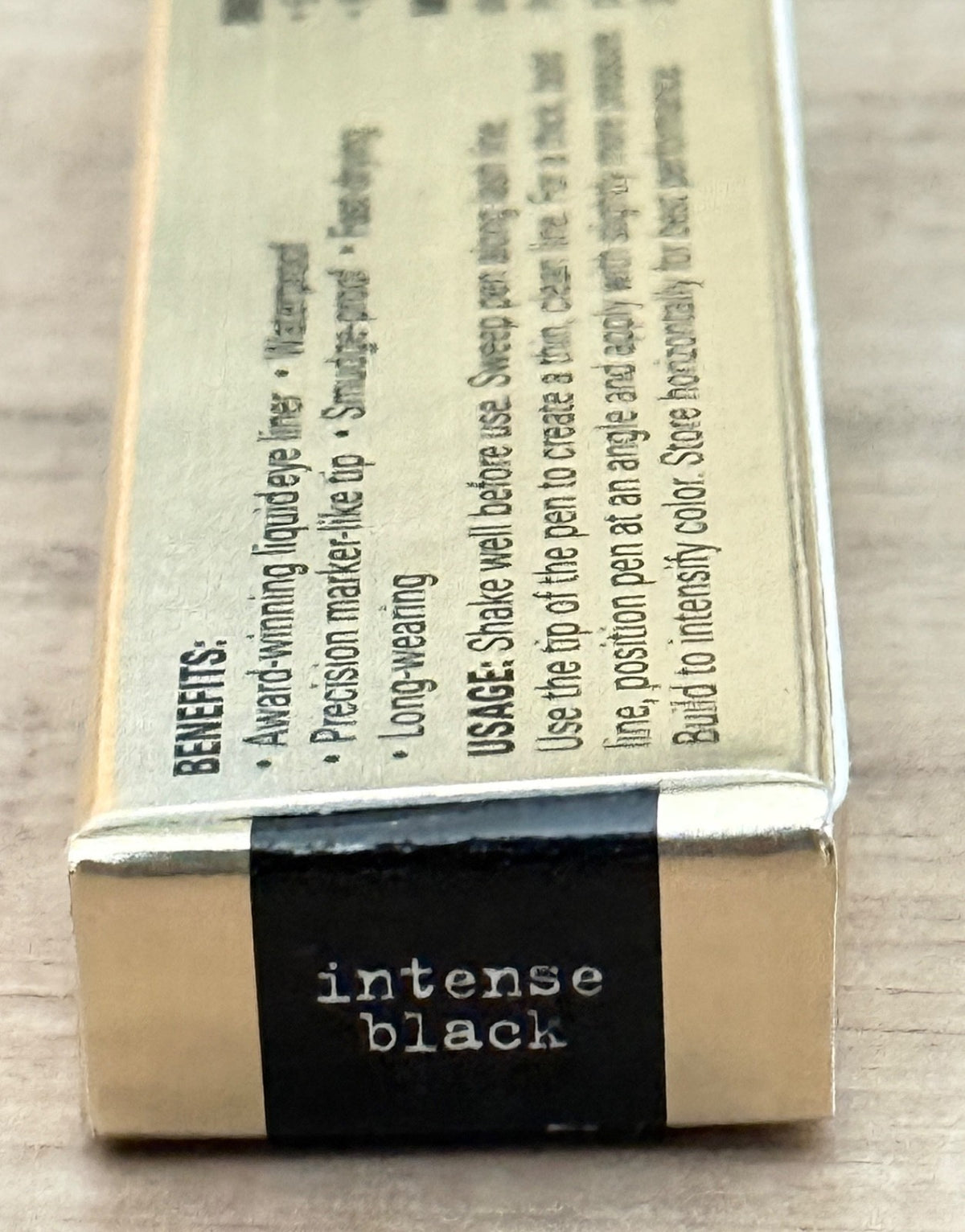 2 Pack Waterproof Liquid Eye Liner - Intense Black, Long-Lasting, Smudge-Proof