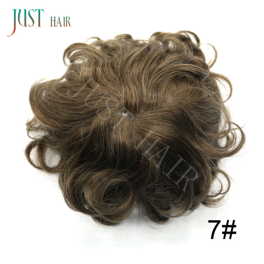Swiss Lace Hair System for Men - Human Hair Toupee with Light Density