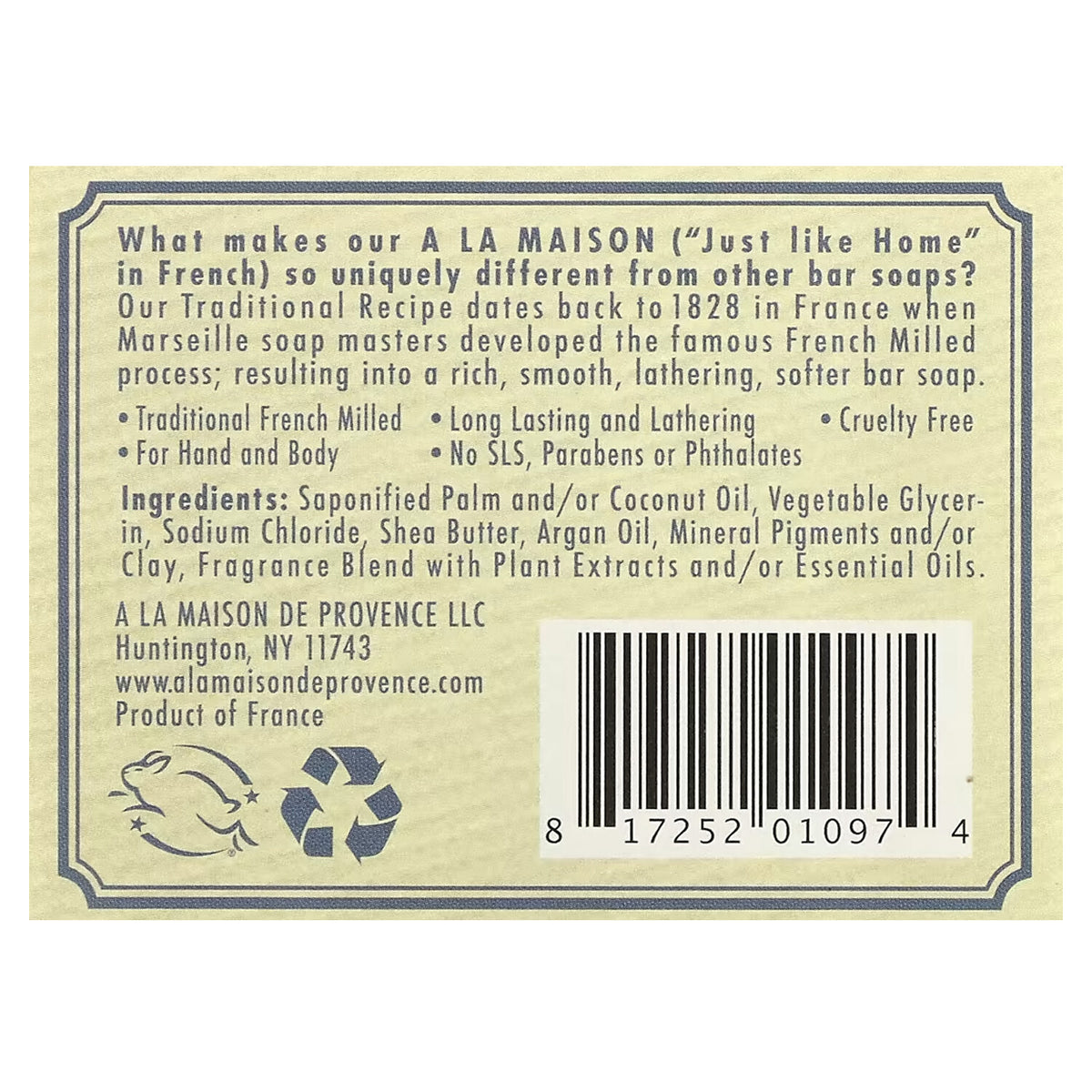 A La Maison Hand &amp; Body Soap, Fresh Sea Salt, 8.8 Ounce