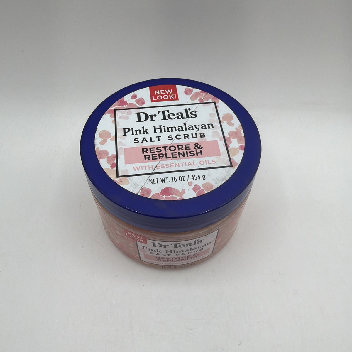 Dr Teals Pink Himalayan Salt Scrub Restore & Replenish Essential Oil