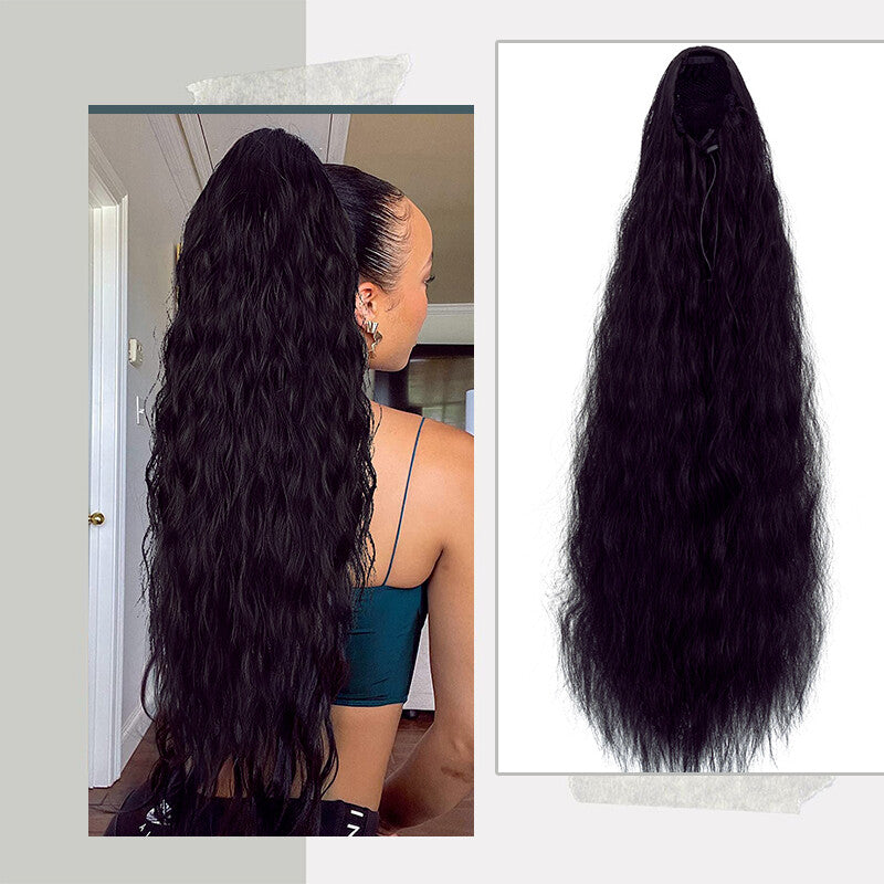 200g Thick Large Drawstring Ponytail Clip-In Hair Extension for Full Head