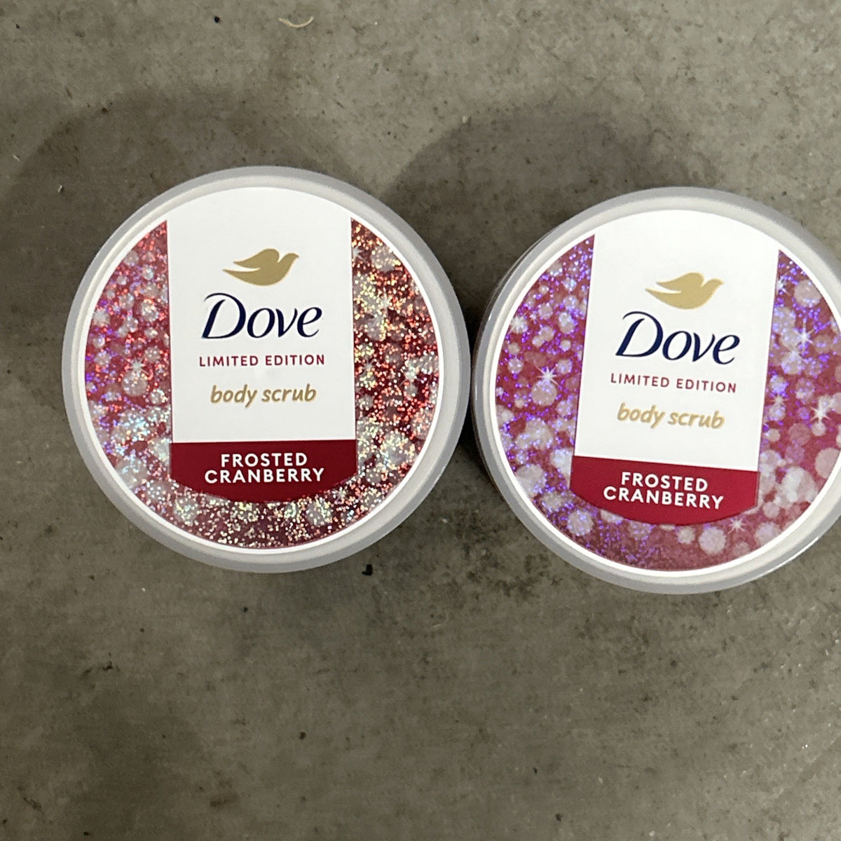 Dove Beauty Body Scrub Holiday Limited Edition- Frosted Cranberry