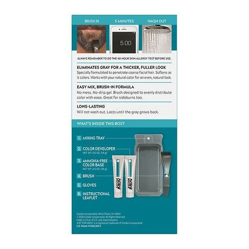 Beard & Mustache Color Gel - Light Medium Brown M30