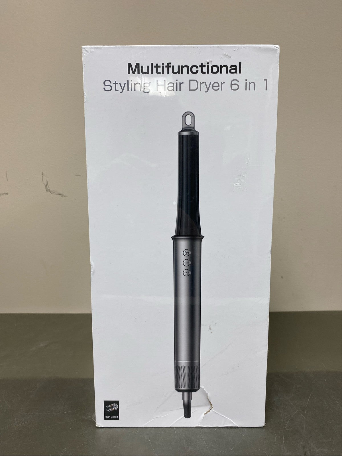 All-in-One Hair Styler with Auto Curl, Straighten & Volumize - 4 Attachments