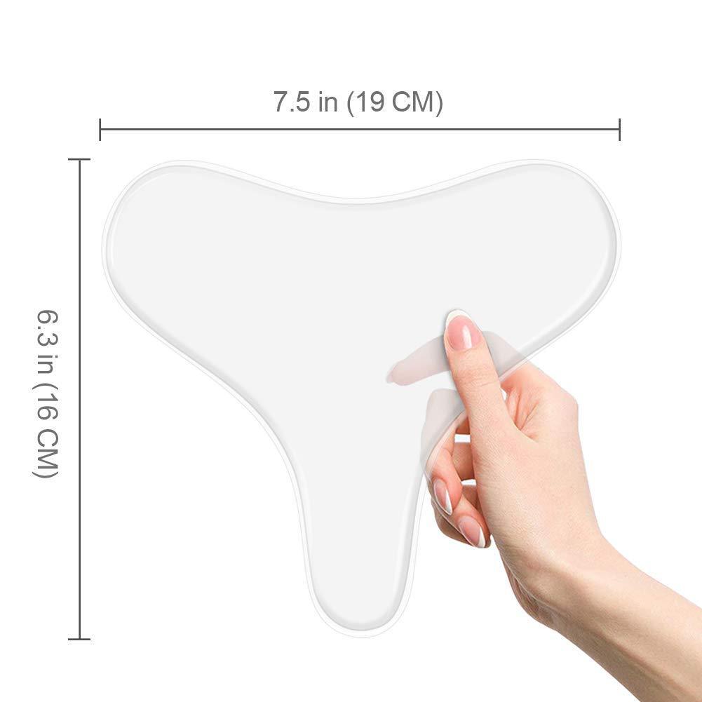 Reusable Silicone Face, Neck & Chest Wrinkle Lift Pads Set - Anti-Aging Skin Care
