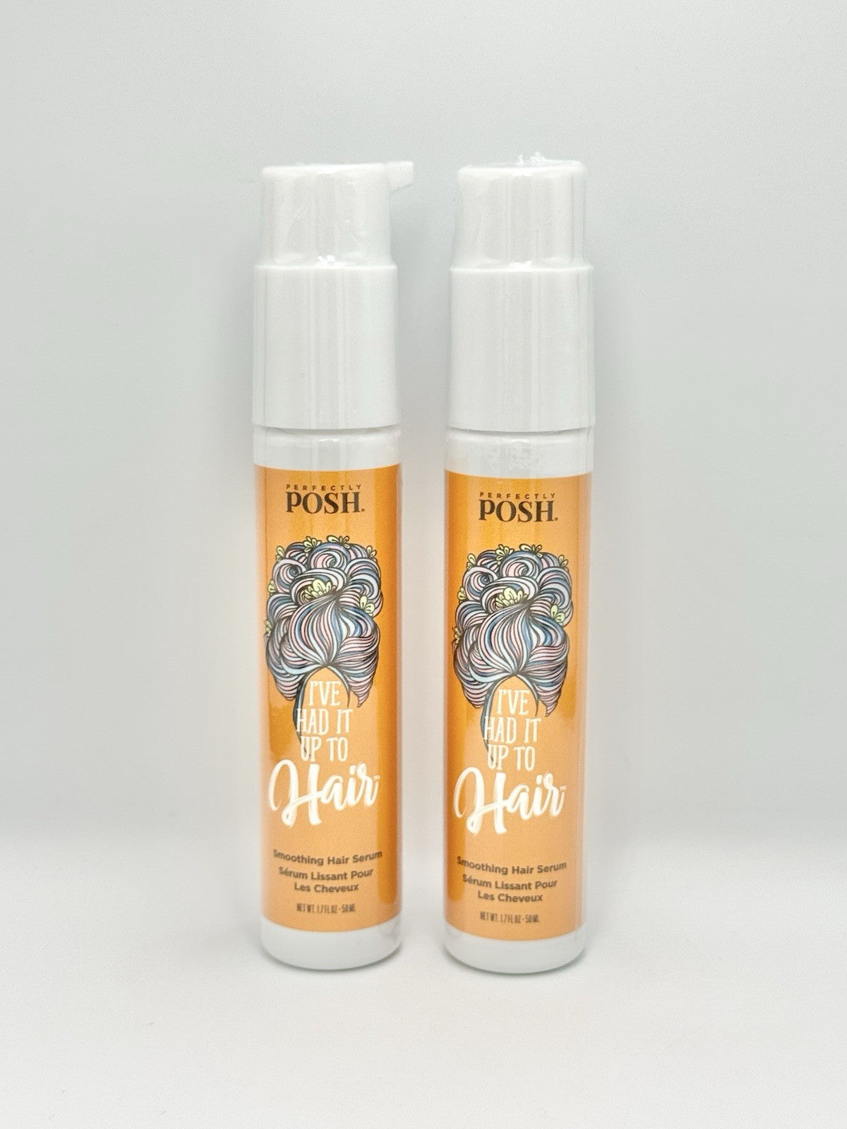 Hair Serum for Frizz Control - 1.7 Fl Oz Pack of 2