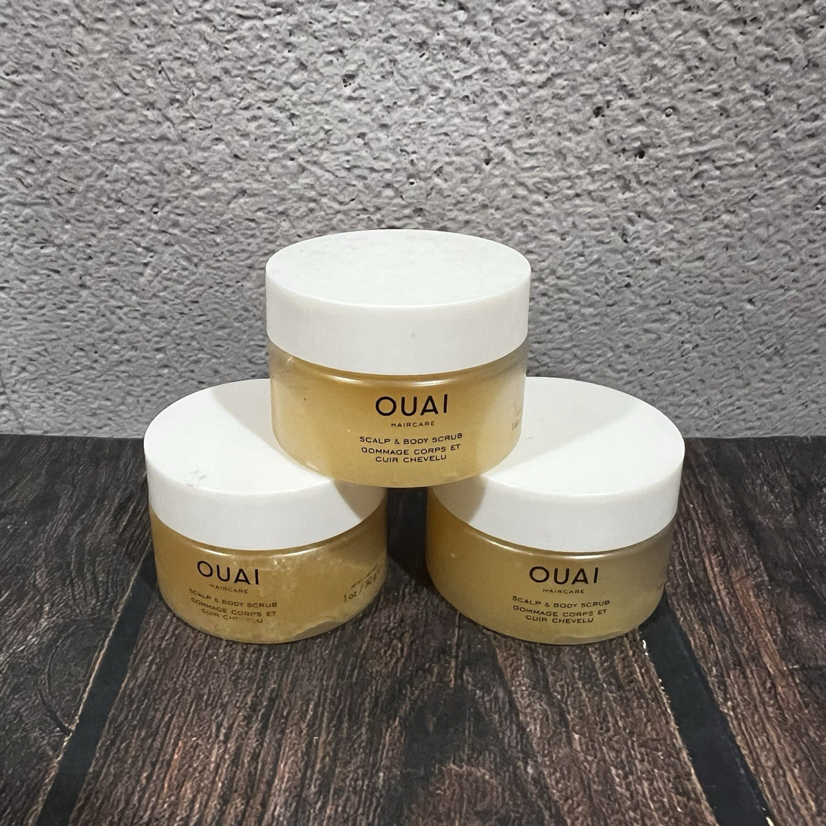 Lot of 3 Ouai - Melrose Place Scalp & Body Scrub, Travel Size, 1 oz/