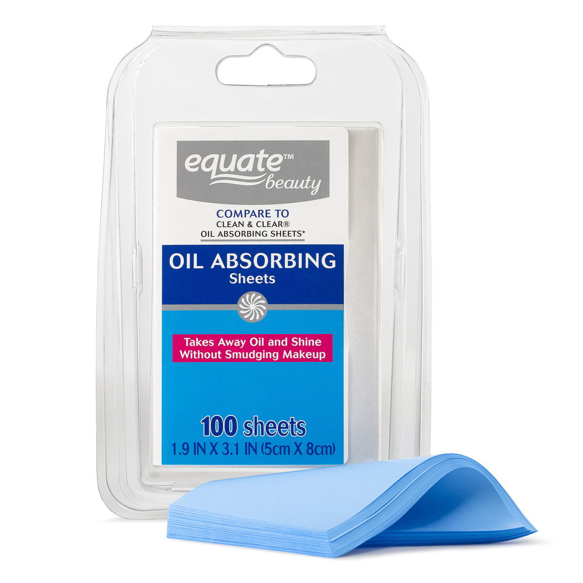 Oil Absorbing Blotting Sheets for Face, 100 Count - Matte Finish, Soft & Non-Smudge