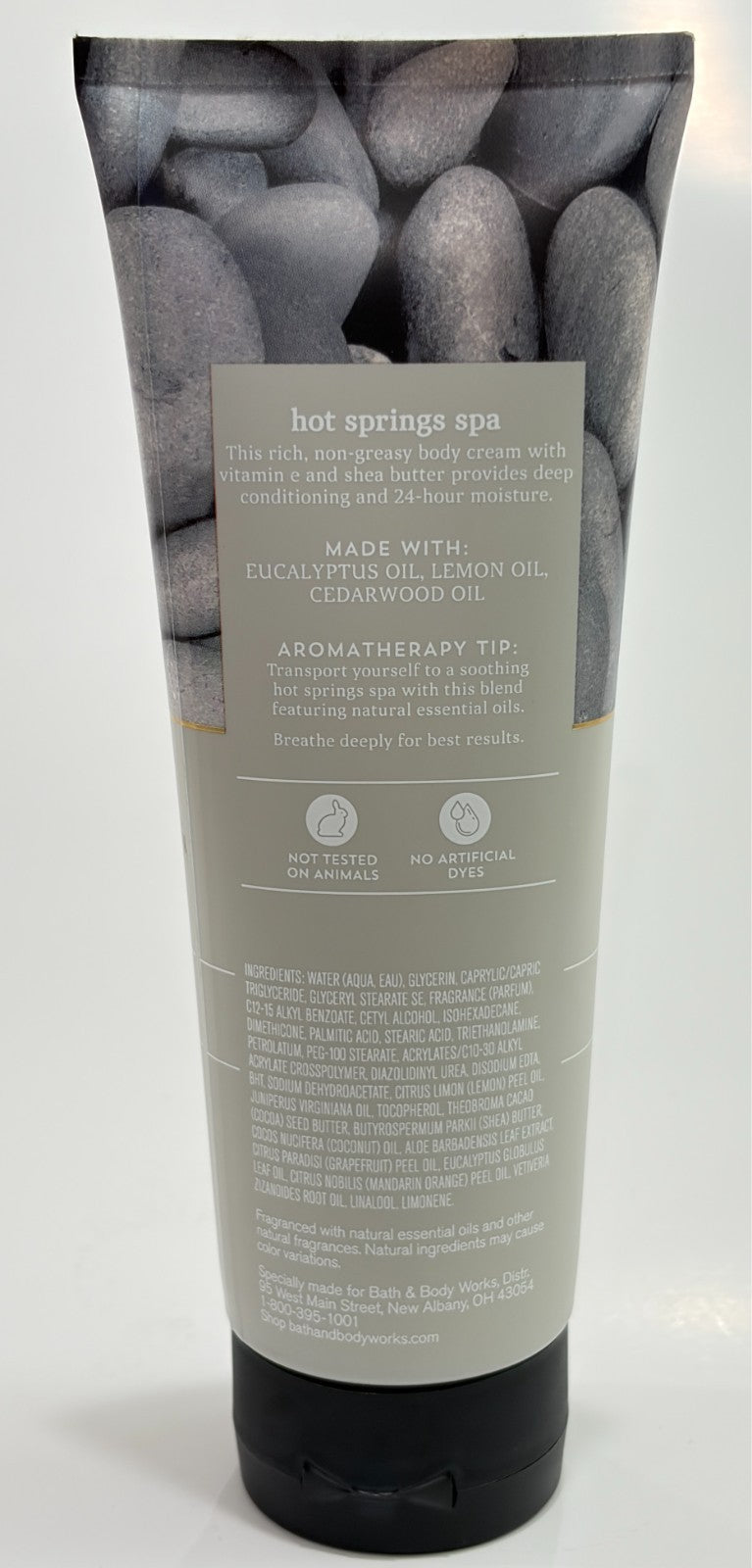 Aromatherapy Hot Springs Spa Body Cream 8 oz