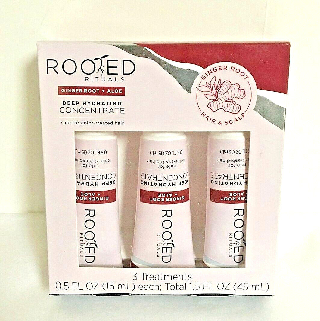 Ginger Root & Aloe Deep Hydrating Hair Treatment Pack of 3 - For Color-Treated Hair