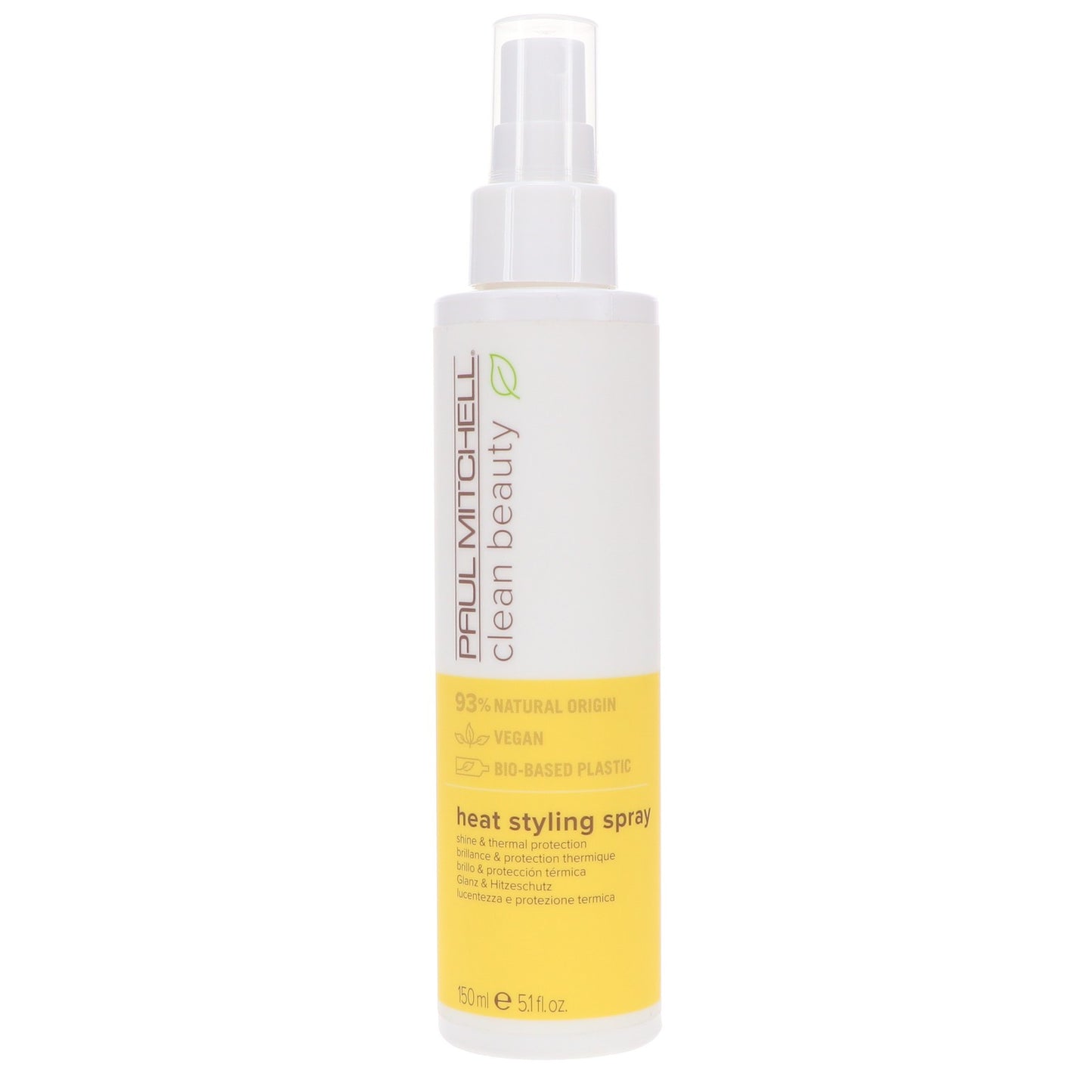 Paul Mitchell Clean Beauty Heat Styling Spray 5.1 oz - Heat Protectant & Shine