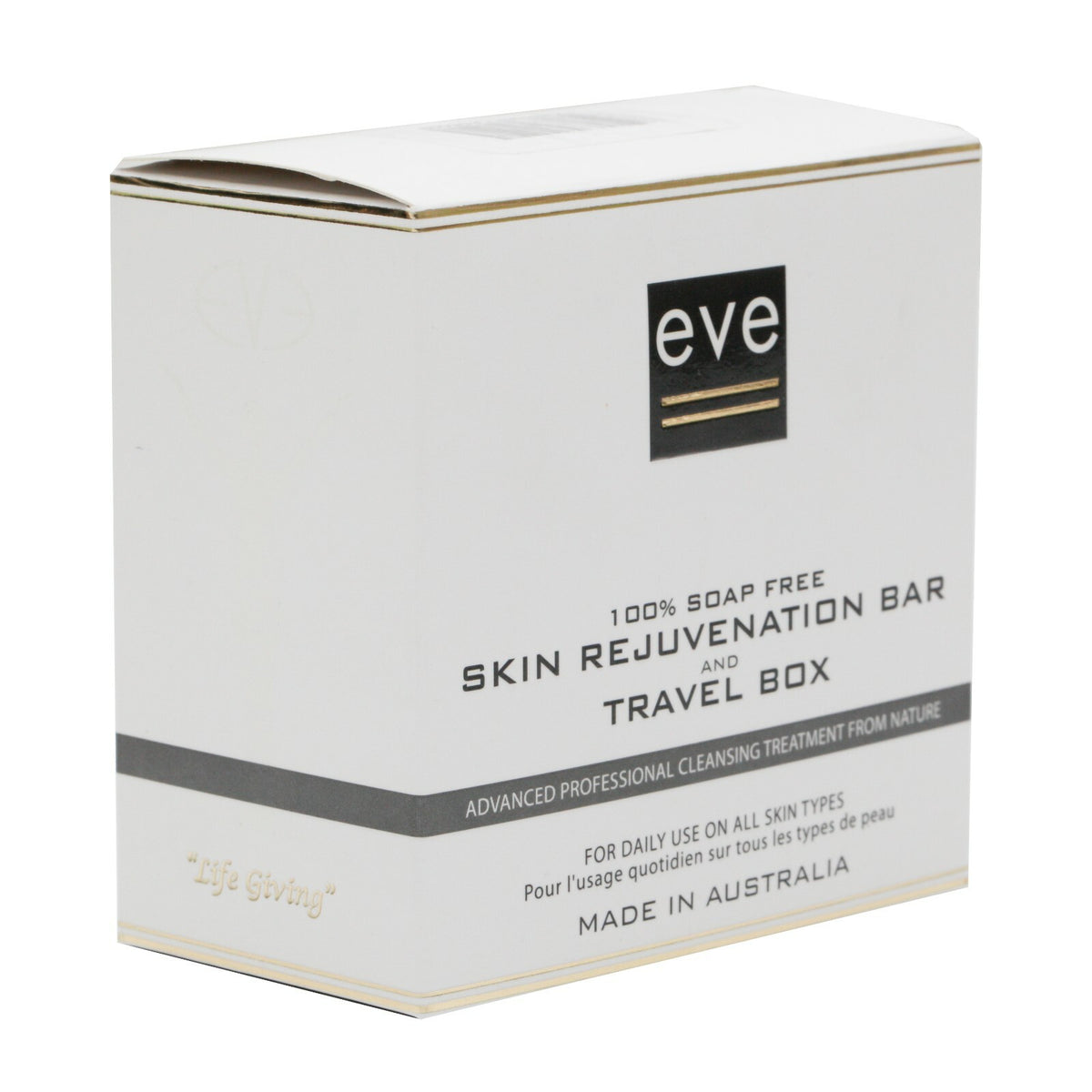 Travel Skincare Box with Skin Rejuvenation Bar - Natural, Soap-Free 4.06 oz