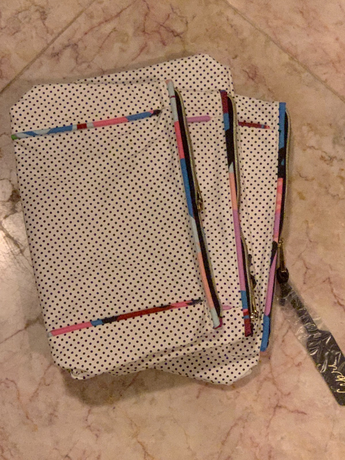 Set of 5 Cosmetic Makeup Bags - Unisex Travel and Storage Organizer