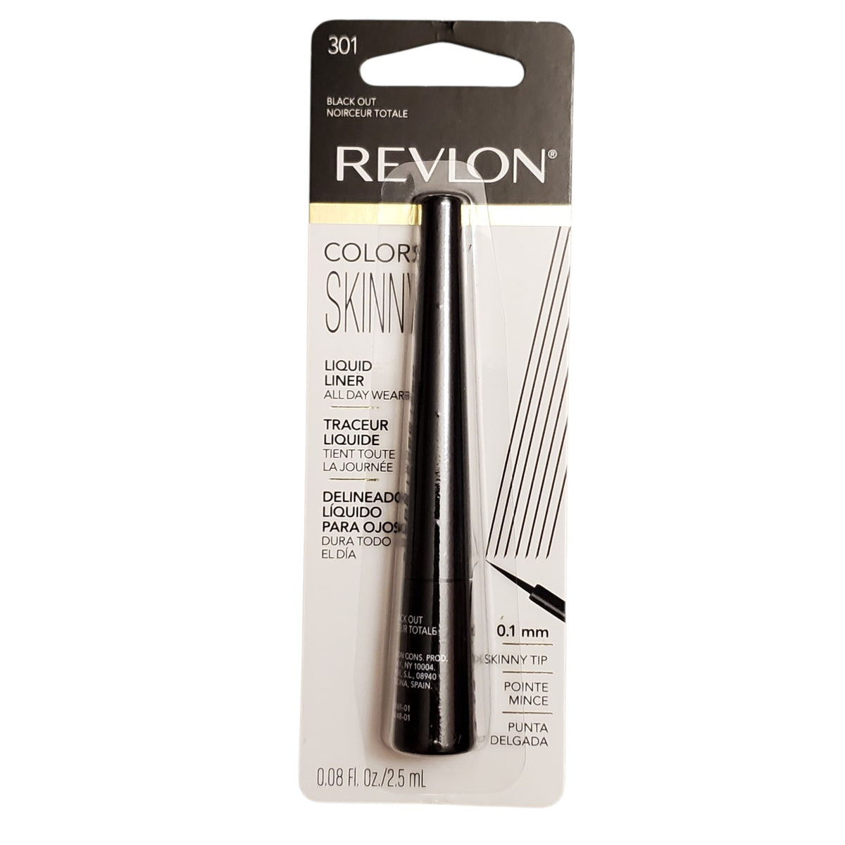 Revlon ColorStay Skinny Liquid Eyeliner - Black, Discontinued
