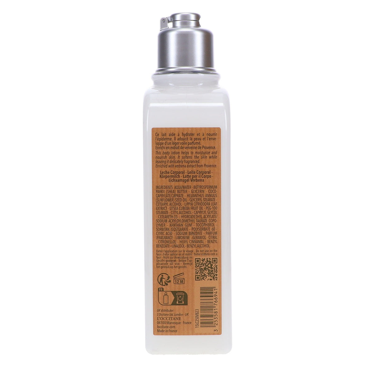 L'Occitane Verveine Body Lotion 8.4 oz