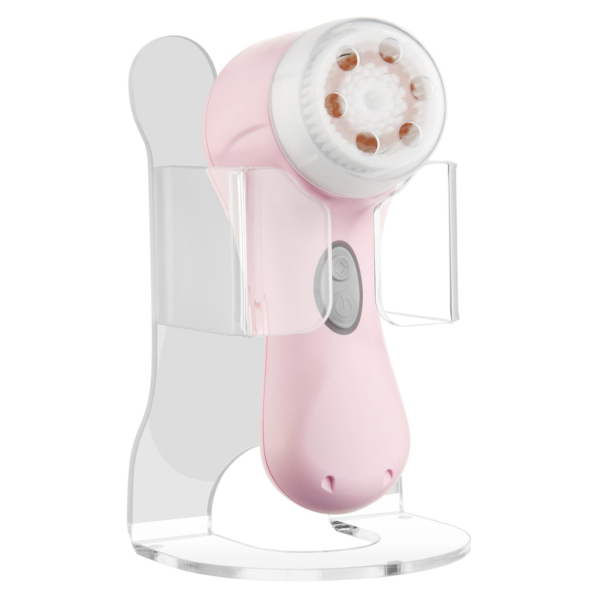 Acrylic Brush Holder for Clarisonic Mia 2 - Wall & Desktop Mountable Skin Care Organizer