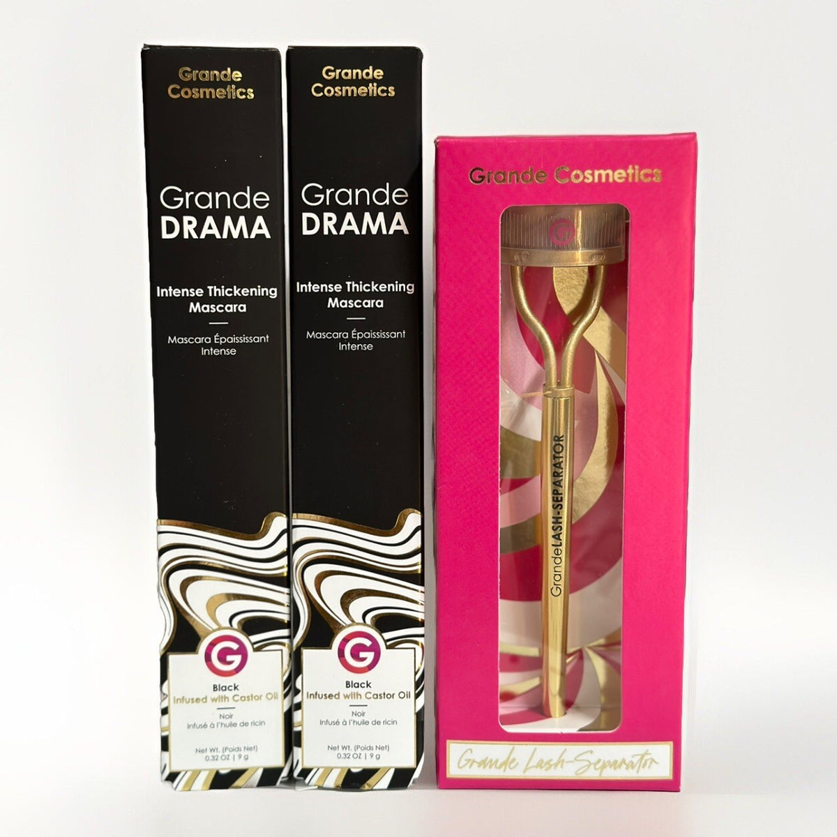 Peptide Mascara Duo with Separating Brush - Thickening, Non-Clumping Lash Enhancer