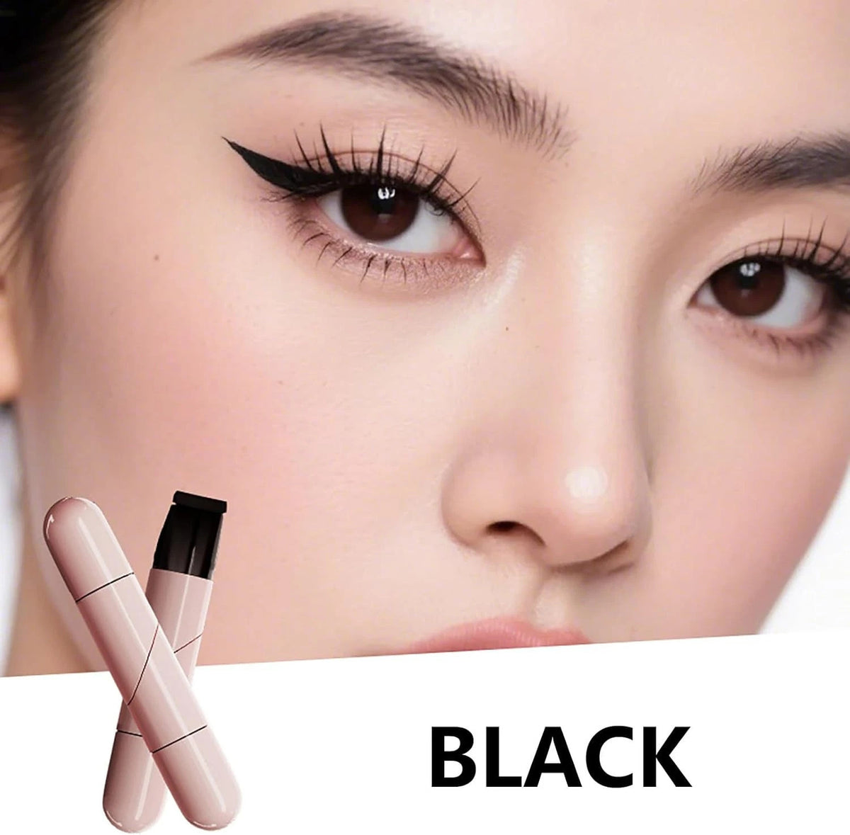 Dual-Ended Eyeliner Stamp for Cat Eye Makeup Waterproof Easy to Apply