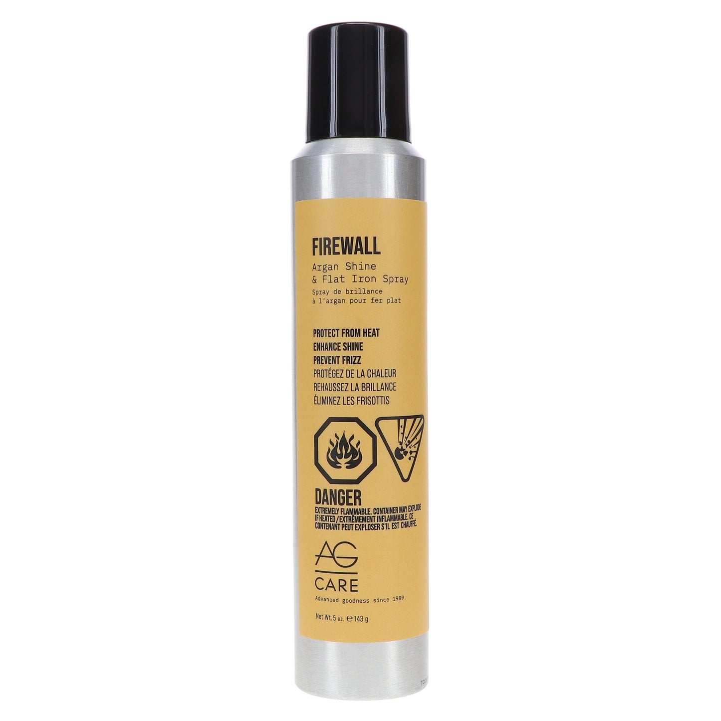 Argan Shine & Flat Iron Hair Spray - Heat Protectant & Moisturizer 5 oz