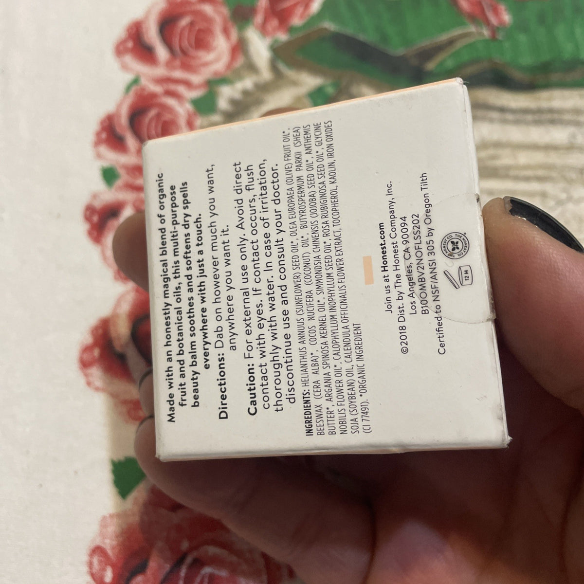 Multi-Use Beauty Balm with Fruit Seed Oils - Moisturizer & Lip Care, 0.17oz