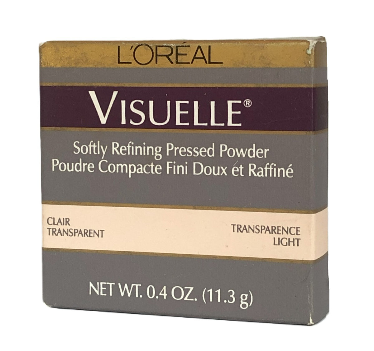 L'Oréal Visuelle Softly Refining Pressed Powder - Transparece Light, 2 Pack