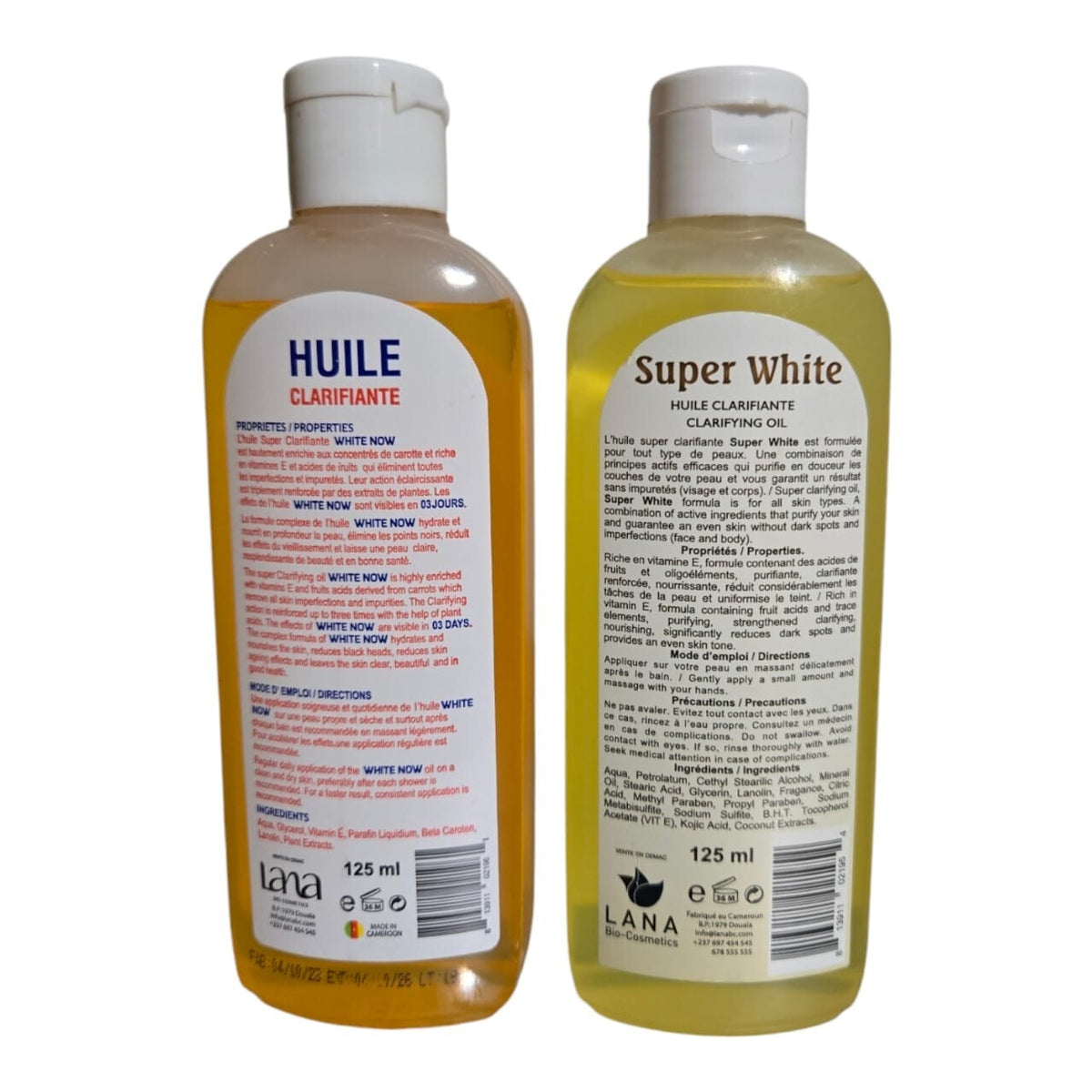 White Now Clarifying Super Rapid Oil with Coconut Extract - 125ml