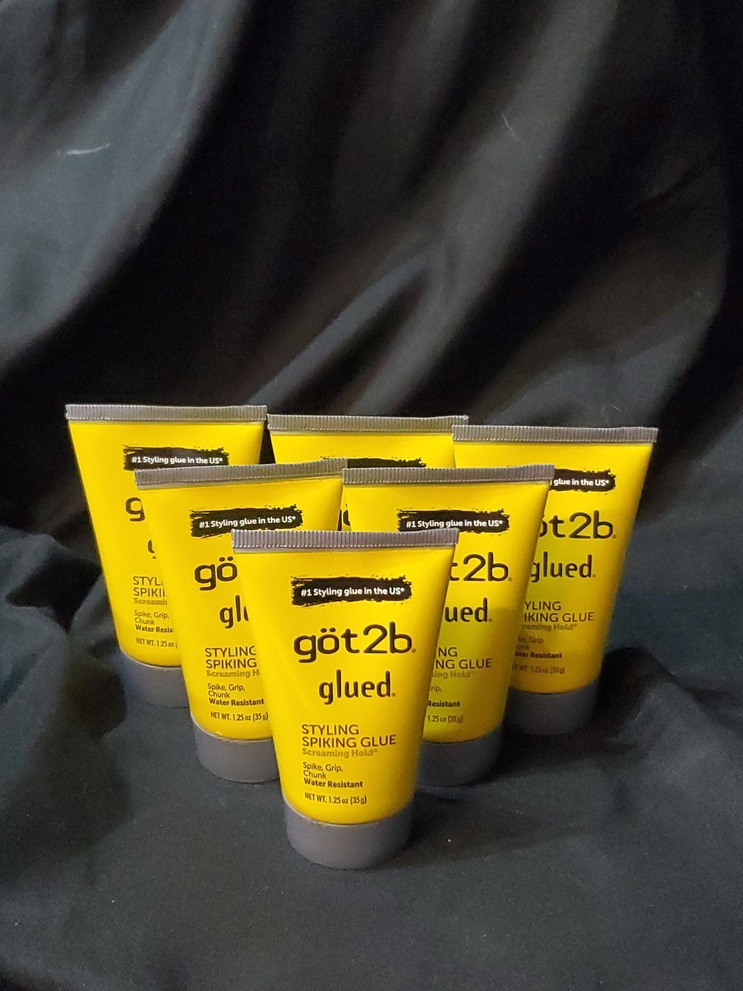 Water-Resistant Styling Glue for Spikes - 6 Pack, 1.25oz
