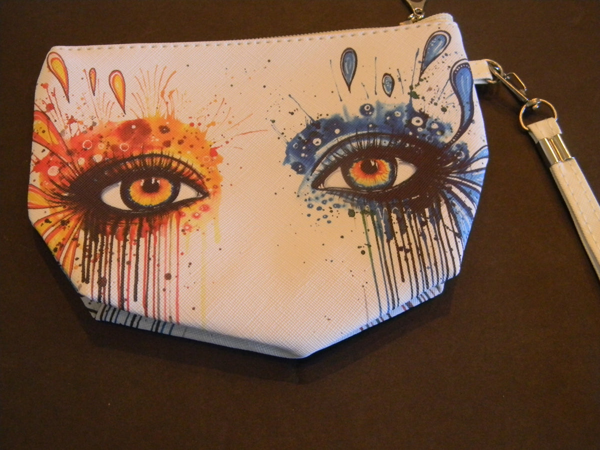 3-Piece Travel Cosmetic Bag Set with Purse & Pouch - Women's Toiletry Organizer
