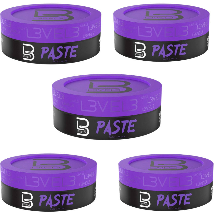 Hair Styling Paste Matte Finish Medium Hold 5 oz | 5 Pack
